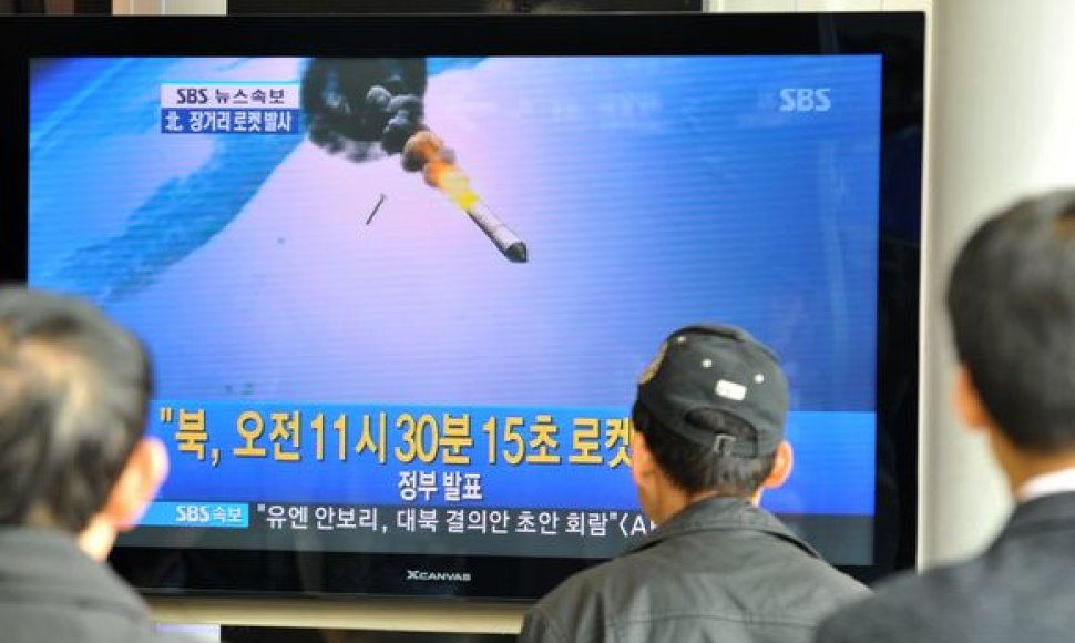 Paleisdama tolimojo susisiekimo raketą, Šiaurės Korėja ignoravo savo tarptautinius įsipareigojimus