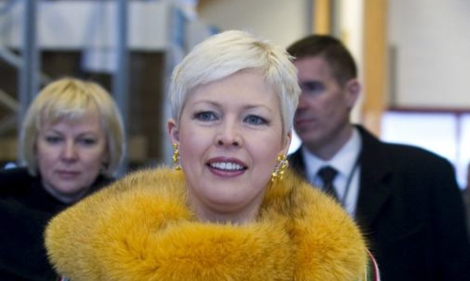 Estijos prezidento Toomaso Hendriko Ilveso žmona Evelin Ilves