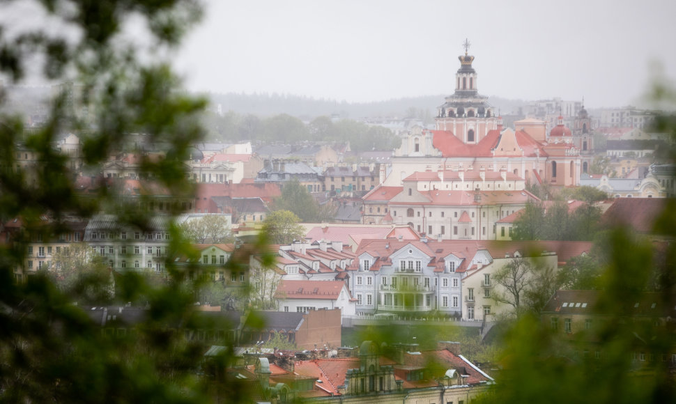 Lietaus gaivinamas Vilnius ir jo gamta