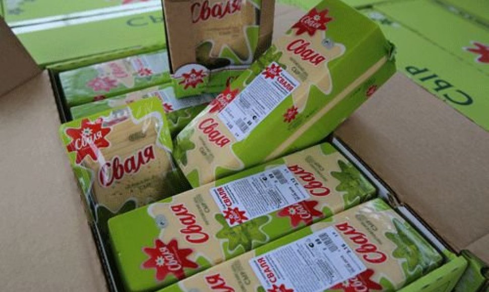 Rusijoje sulaikyta sūrio „Svalia“ siunta