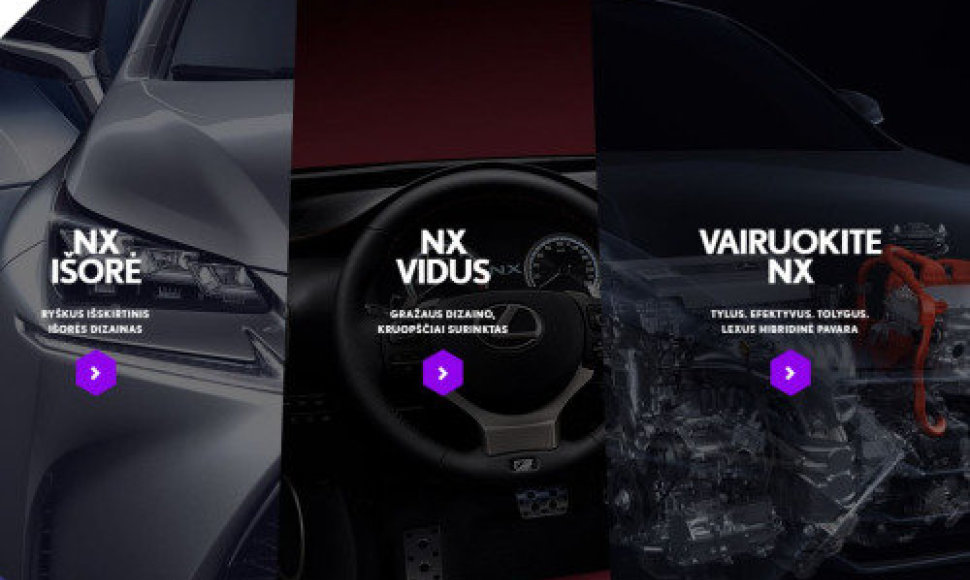 "Lexus Nx" reklama