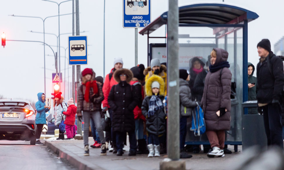 Vilniuje – viešojo transporto vairuotojų streikas