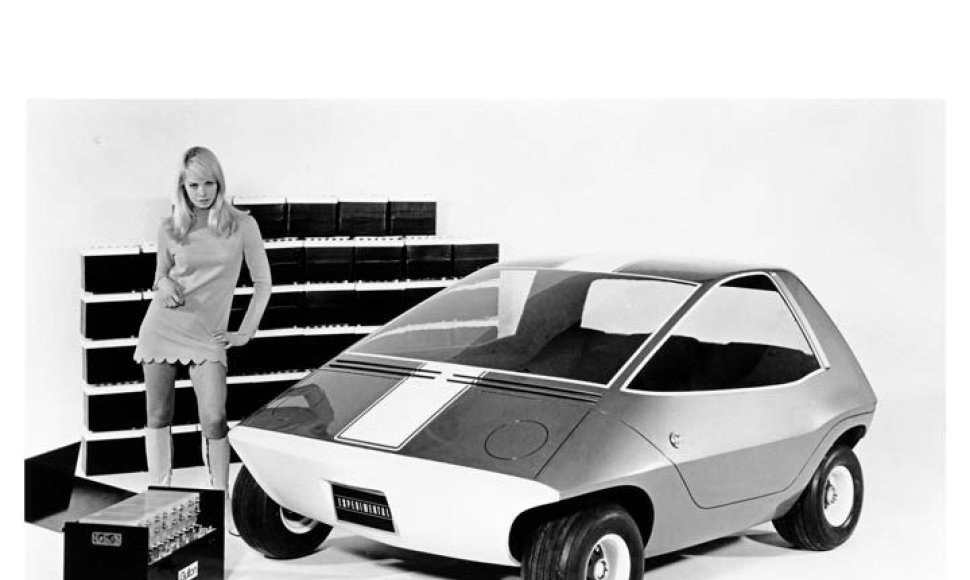 1967 metais pristatytas elektromobilis „AMC Amitron“
