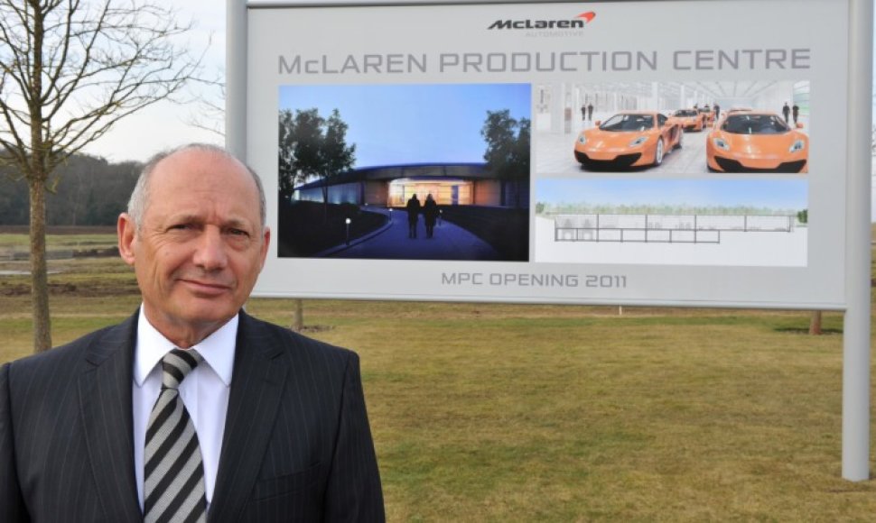„McLaren Automotive“ vadovas Ronas Dennisas