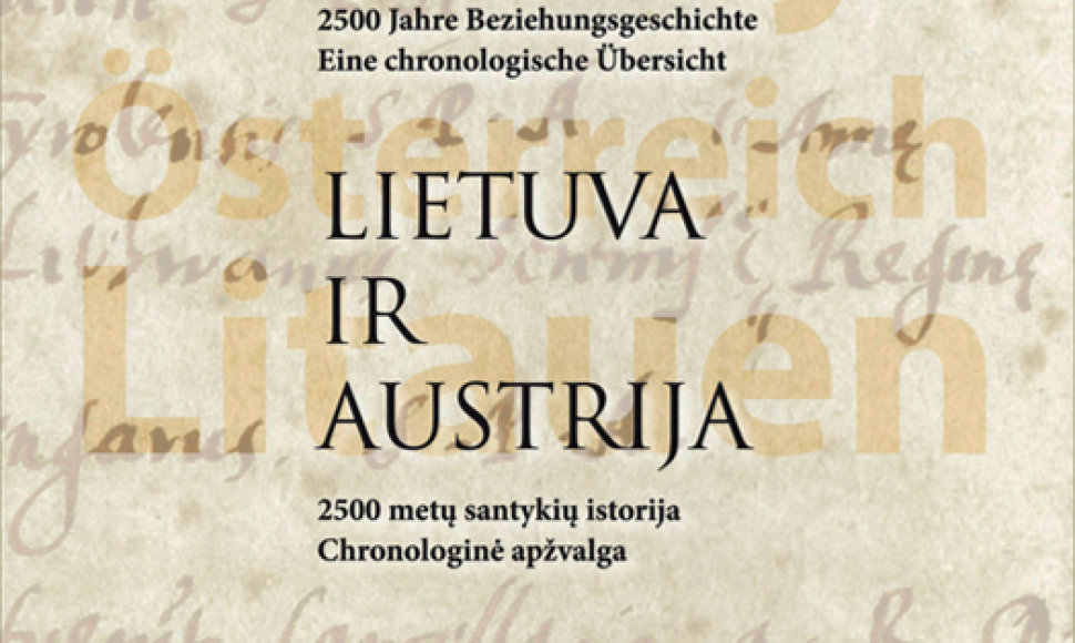 Knygos „Lietuva ir Austrija. 2500 metų santykių istorija. Chronologinė apžvalga“