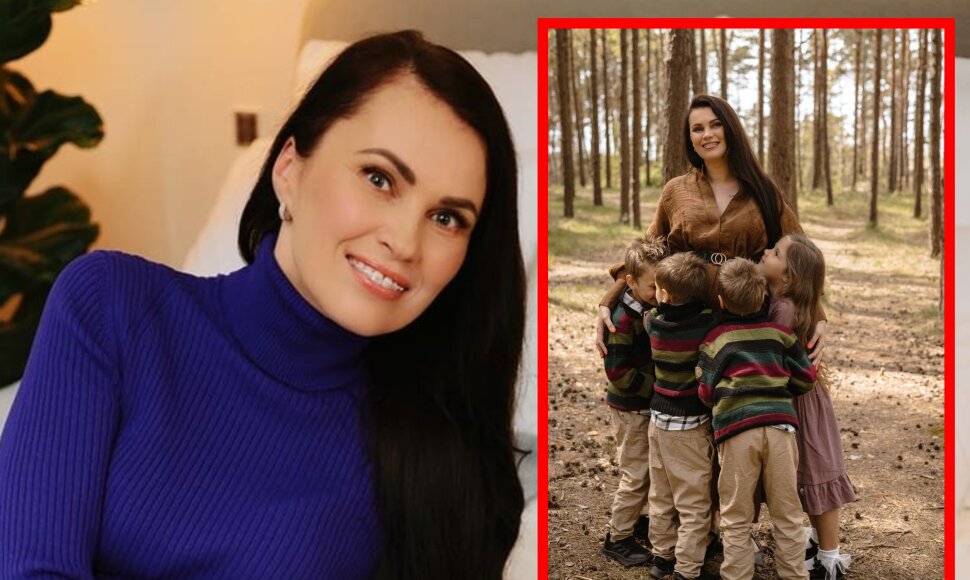 Viktorija Solovej su vaikais