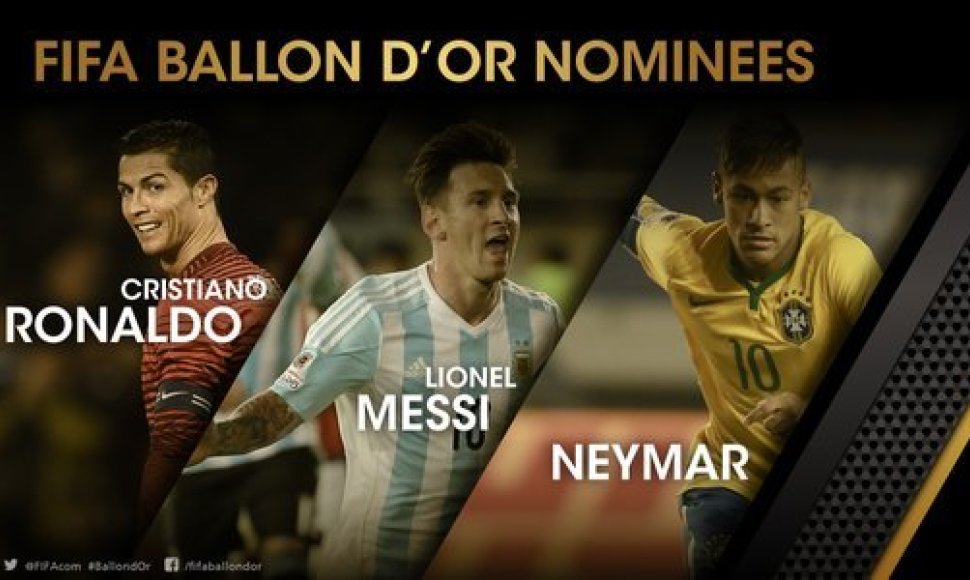 Cristiano Ronaldo, Neymaras ir Lionelis Messi