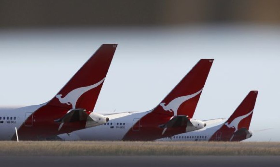 Bendrovės „Qantas“ lėktuvai