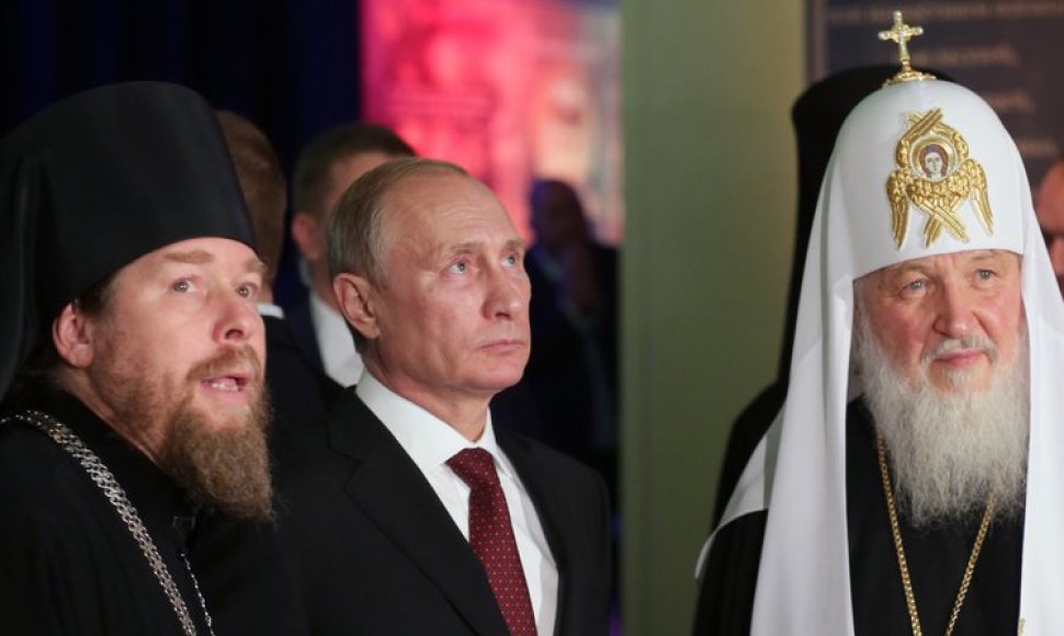 Vladimiras Putinas ir patriarchas Kirilas