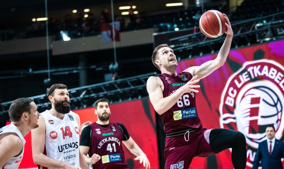 LKL rungtynės: Panevėžio „Lietkabelis“ –  Utenos „Juventus“