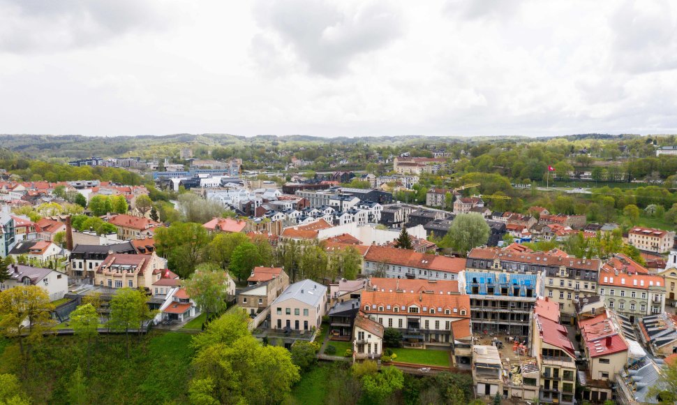 Prabangūs namai šalia Vilnios upės Užupyje