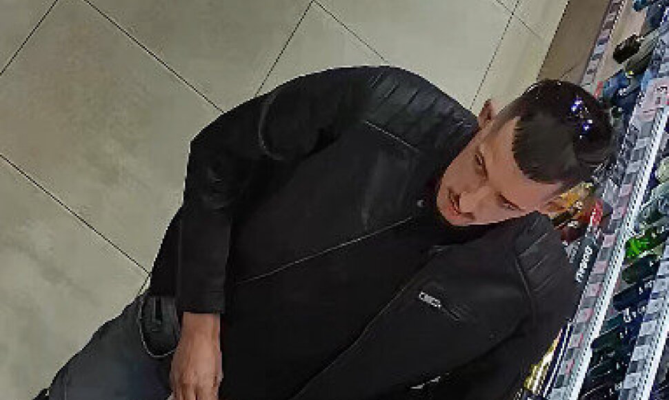 Vagystės i&scaron; Kauno parduotuvės tyrime ie&scaron;komas vyras