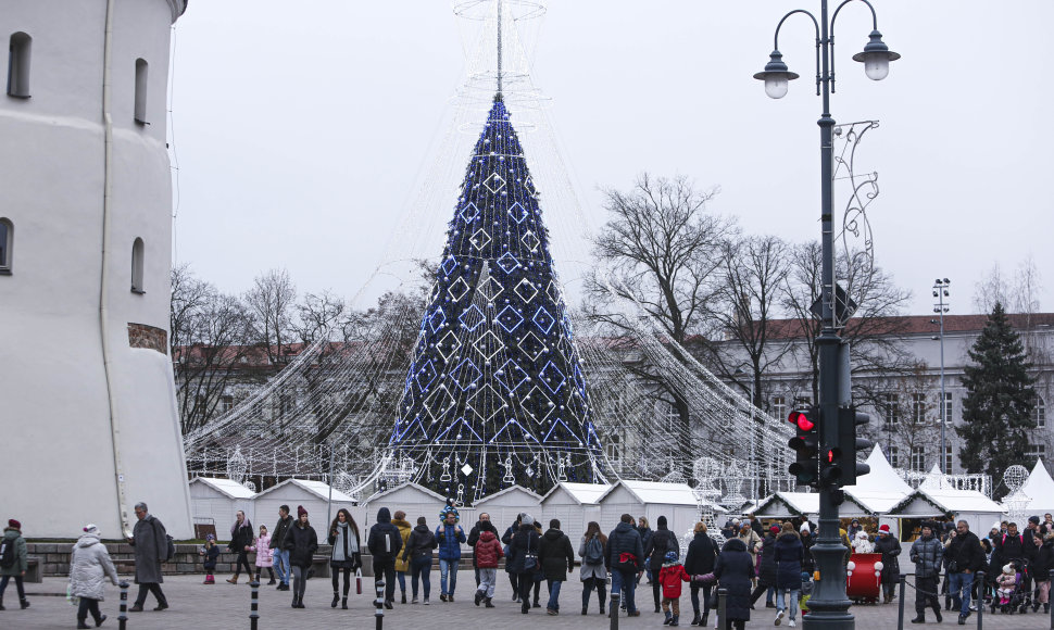 2019 m. Kalėdų laukimas Vilniuje: su debesimis, bet be sniego