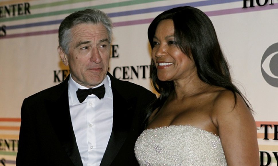 Robertas DeNiro su žmona Grace Hightower