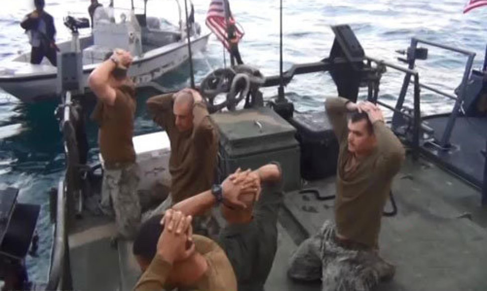 JAV jūrininkai Irane