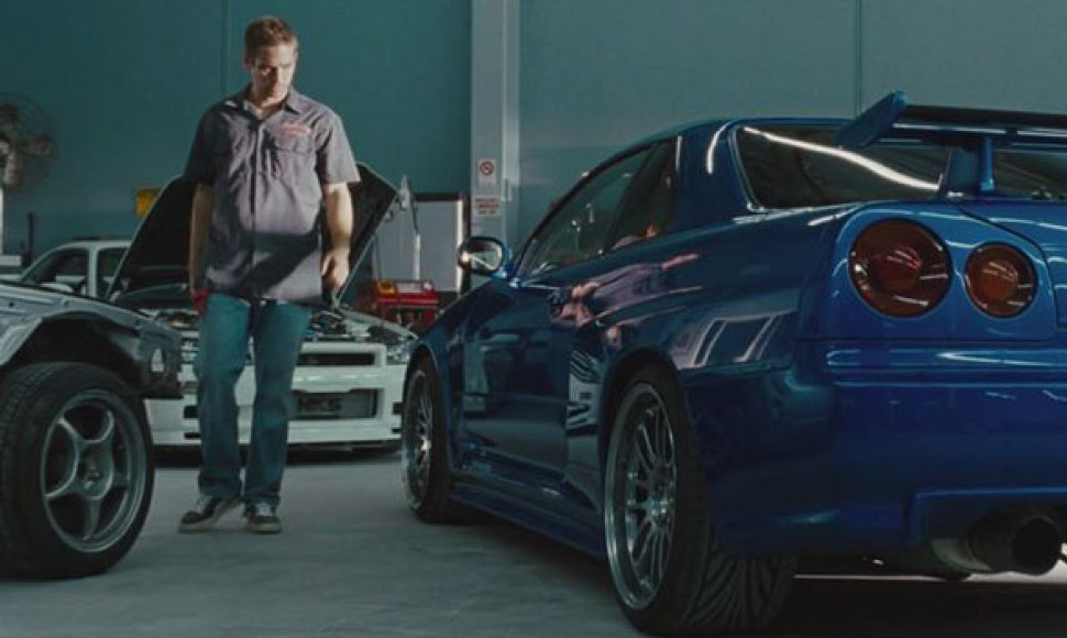„Nissan GT-R“ filmo scenoje