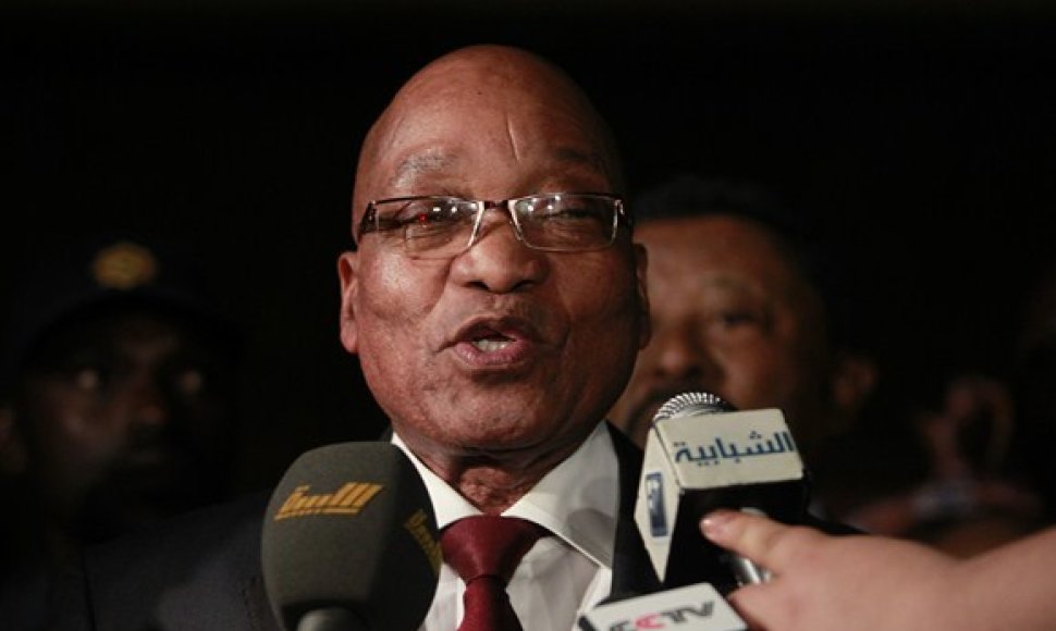 Pietų Afrikos Respublikos prezidentas Jacobas Zuma