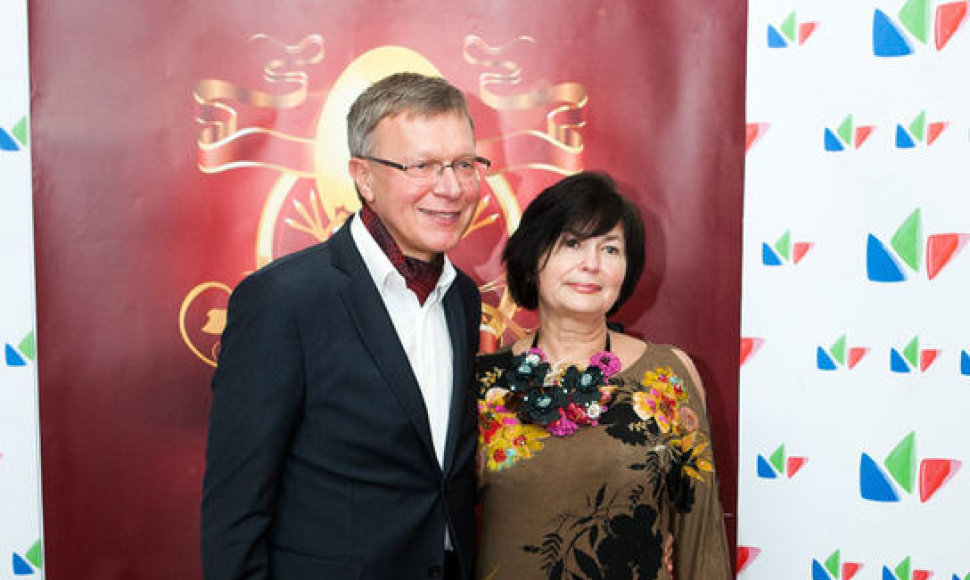 Kęstutis Masiulis su žmona Irena