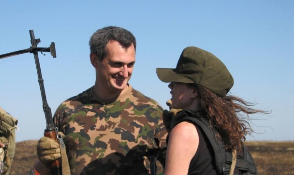 Nikolajus Berezovojus su žmona Tatjana Čornovil