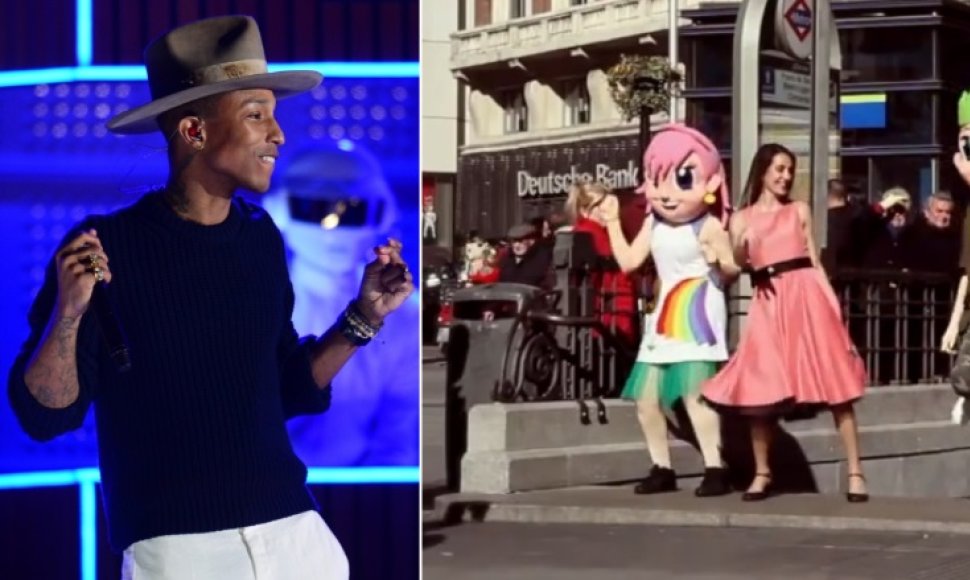 Po pasaulį plinta Pharrello Williamso dainos „Happy“ virusas