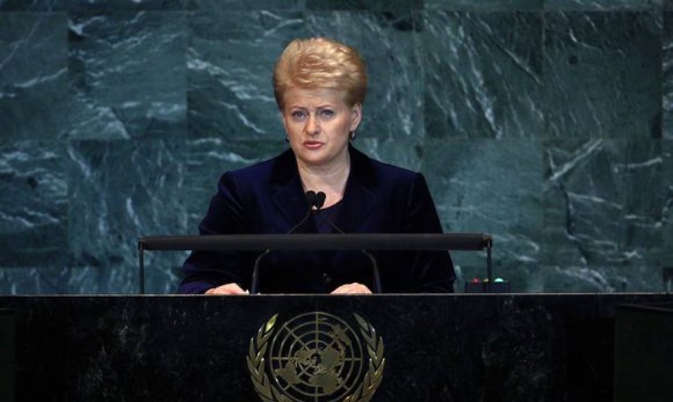 Prezidentė D.Grybauskaitė JT Generalinėje asamblėjoje 