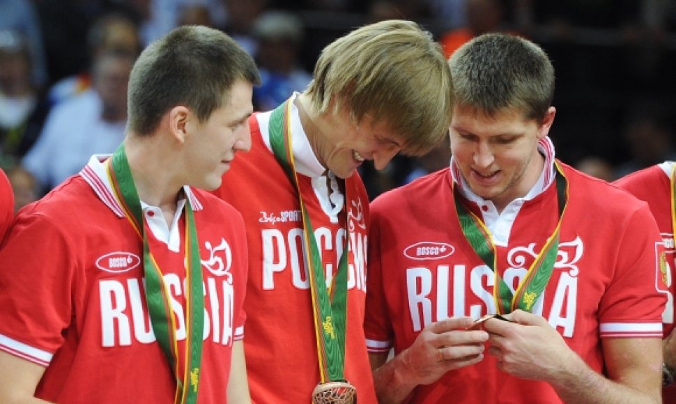 Rusijos krepšinio rinktinė Europos čempionate Lietuvoje iškovojo bronzą