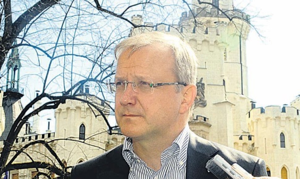 Komisaras O.Rehnas daug ES plėtros pusių.