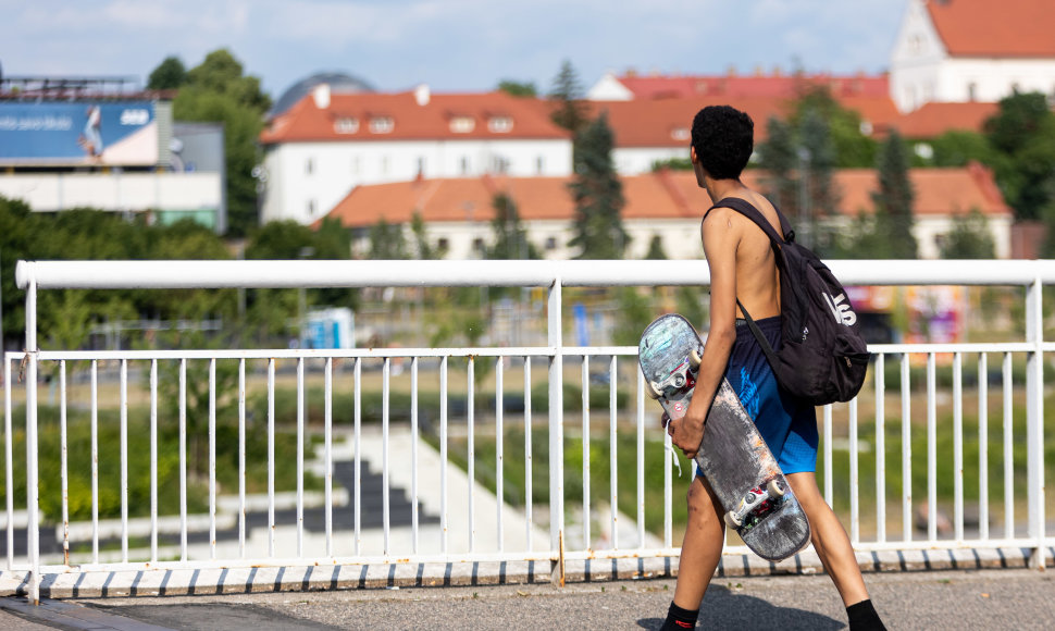 Viena karščiausių šios vasaros popiečių Vilniuje