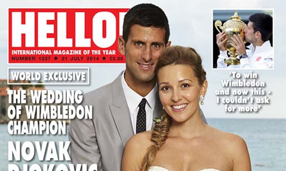 Novakas Džokovičius ir Jelena Ristič
