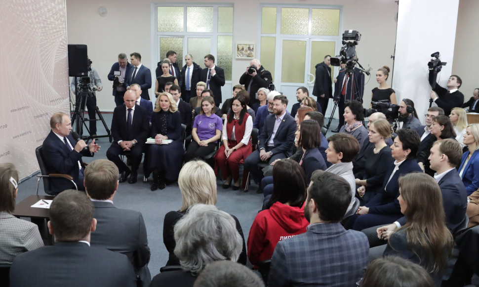 Vladimiro Putino susitikimas su visuomene Lipecko mieste