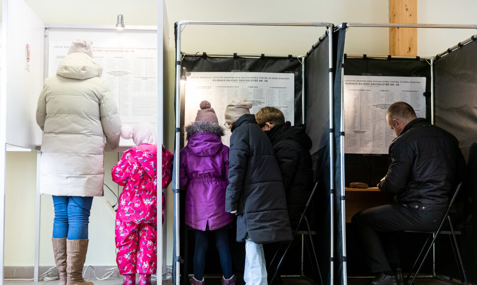 Lietuvoje vyksta savivaldybių tarybų ir merų rinkimai