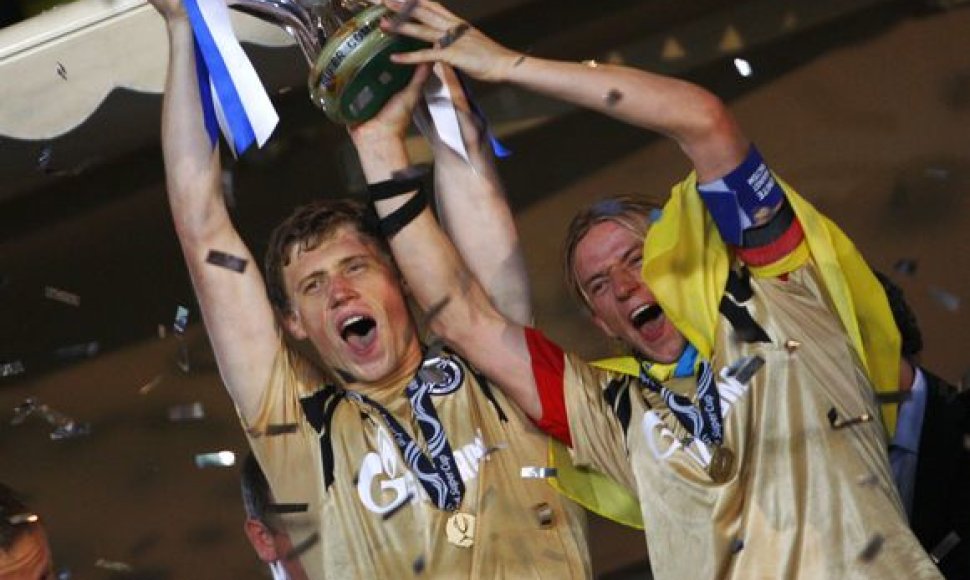 „Zenit“ futbolininkų triumfas