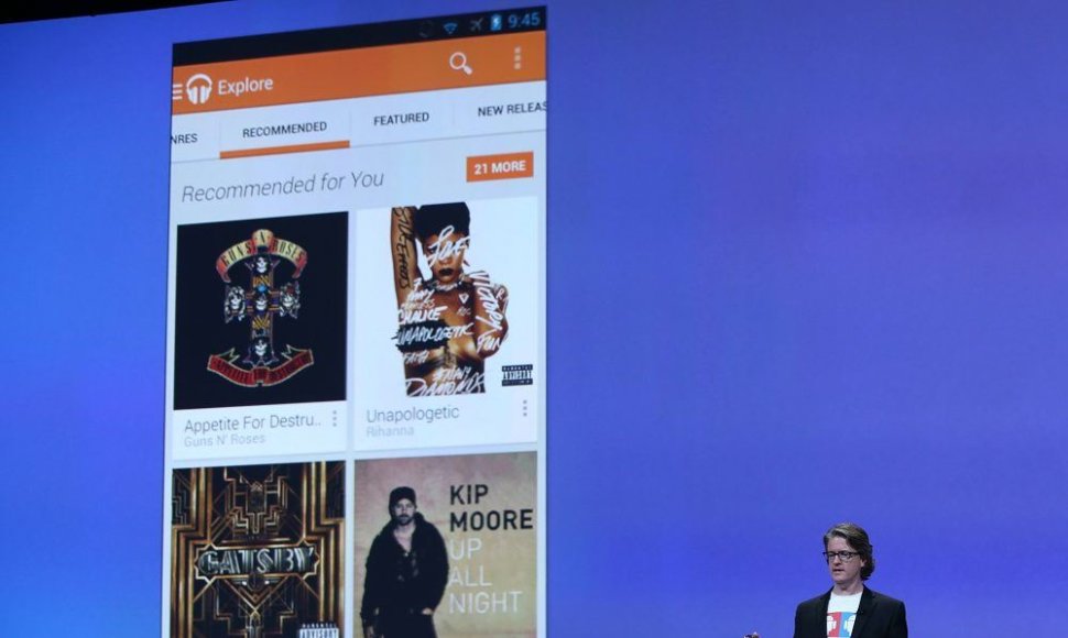 „Google“ atstovas Chrisas Yerga pristato paslaugą „Play Music All Access“