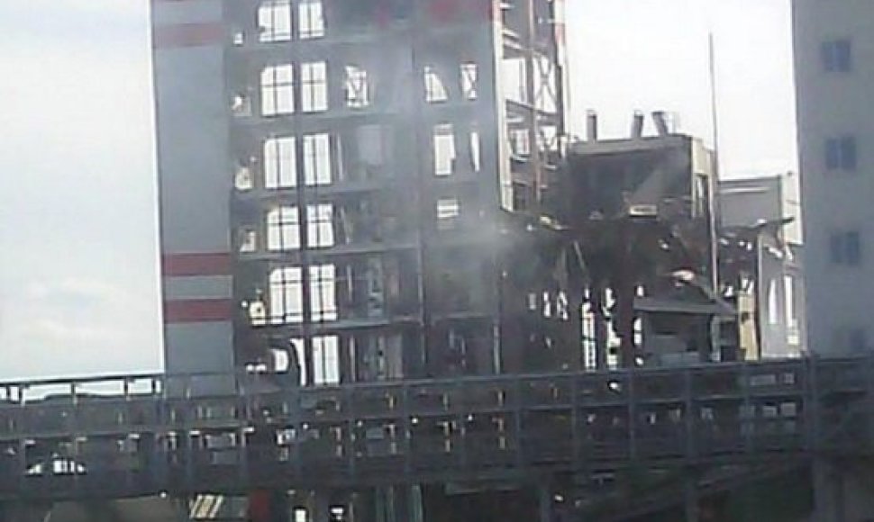 Rusijos Saratovo gamykloje – sprogimas.