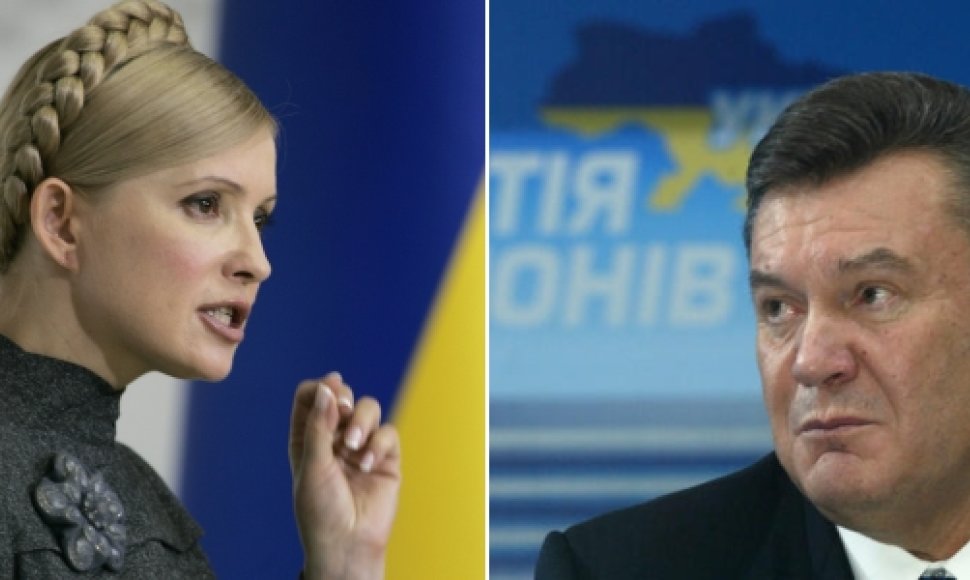 Didžiausią palankumą ukrainiečiai kol kas rodo V.Janukovičiui ir J.Tymošenko.
