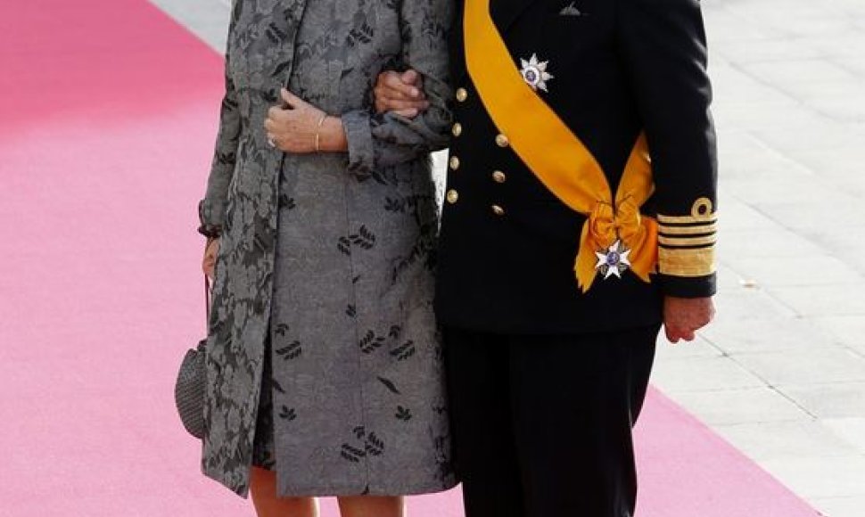Belgijos karalius Albertas II ir karalienė Paola