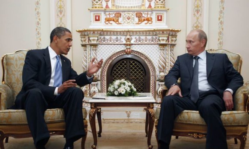Istoriniai Obamos pusryčiai su Putinu