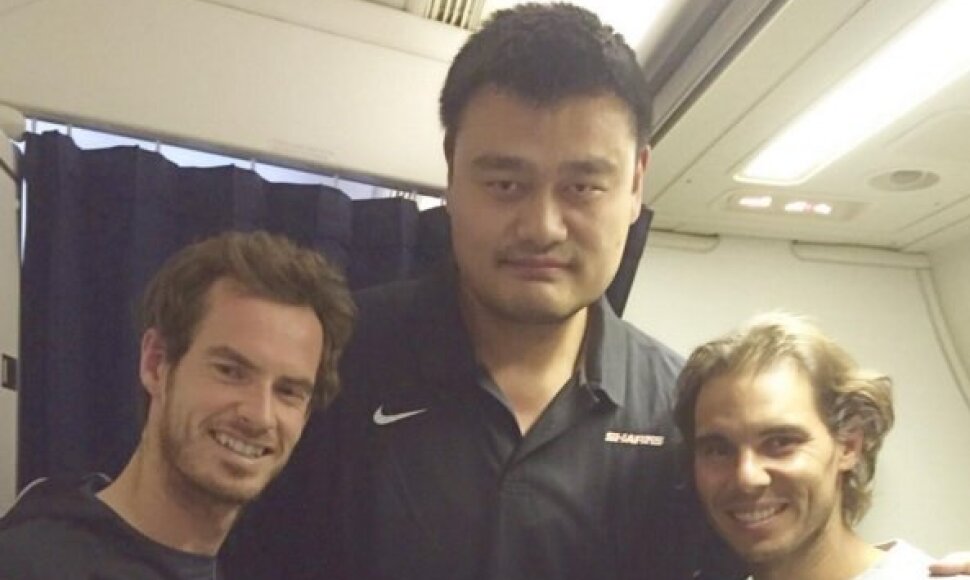 Andy Murray, Yao Mingas ir Rafaelis Nadalis