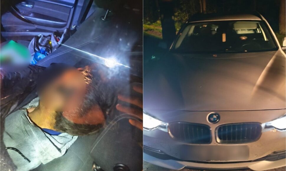 Lietuvį rado miegantį pavogtame BMW