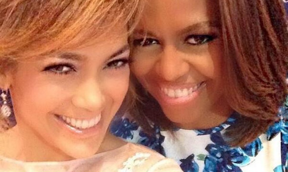 Jennifer Lopez ir Michelle Obama
