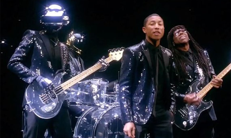 „Daft Punk“, Pharrellis ir Nile'as Rodgersas