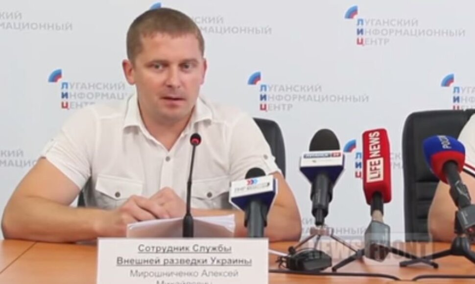 Buvusiais Ukrainos žvalgybininkais besivadinantys broliai Miro&scaron;ničenkos.