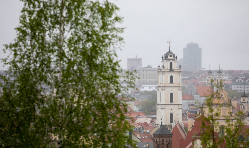 Lietaus gaivinamas Vilnius ir jo gamta