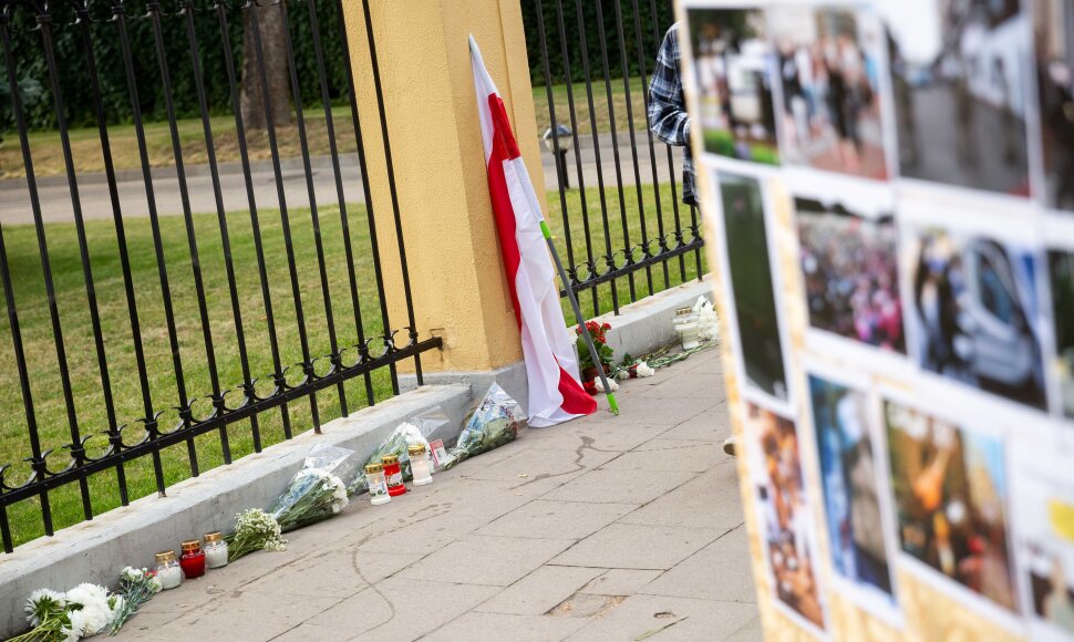 Minia žmonių rei&scaron;kė palaikymą Baltarusijos žmonėms