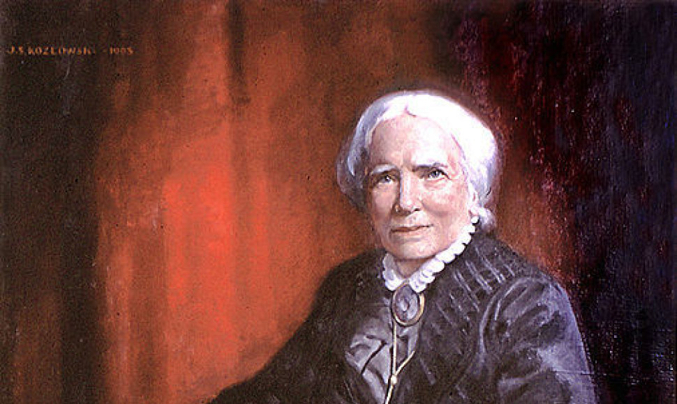 Elizabeth Blackwell portretas, autorius J.S.Kozlowskis