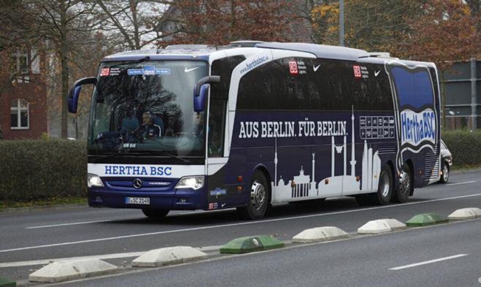 „Hertha“ klubo autobusas