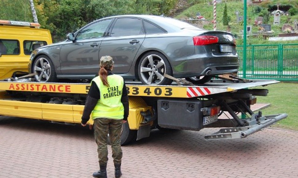 Lietuviai keliavo Čekijoje vogta „Audi“