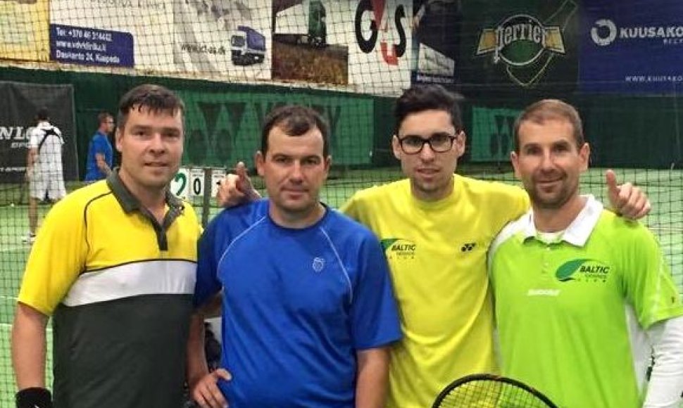 Vakarų Lietuvos ir Kaliningrado teniso klubų A lygos turnyro akimirka
