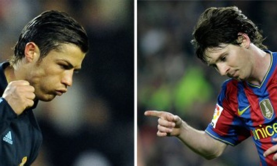 C.Ronaldo (kairėje) gyrė L.Messi