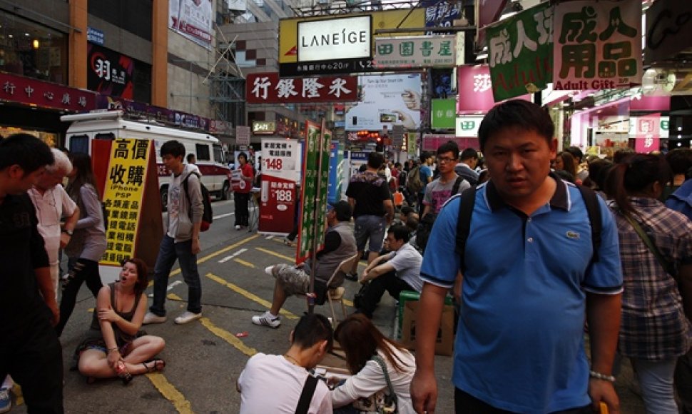 Mongkoko miesto gatvėje